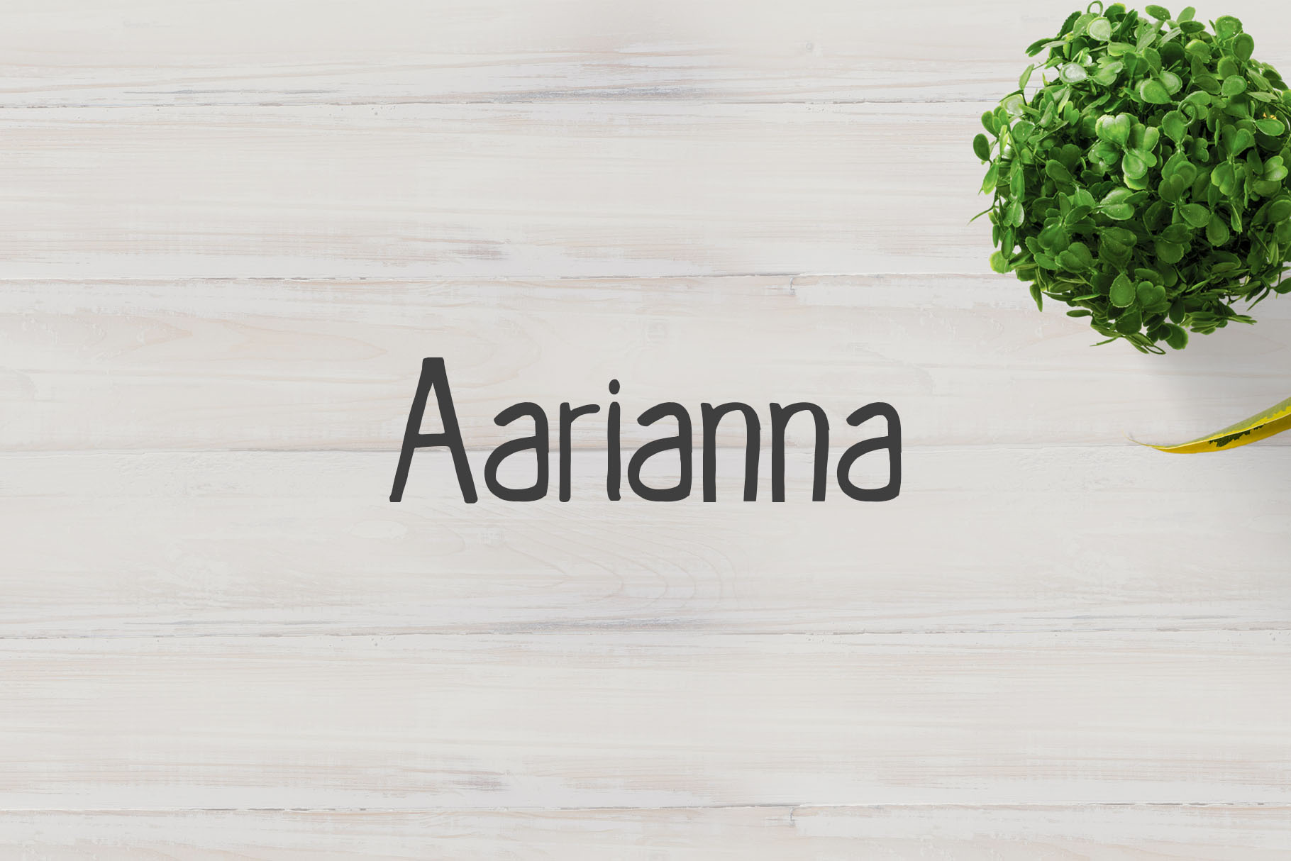 Aarianna: A Bold Handwritten Brush Font for Campaign Design