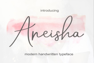 Aneisha: The Modern Script Typeface for Effortless Brand Identity