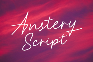 Anstery: A Modern Script Typeface for Editorial Calm