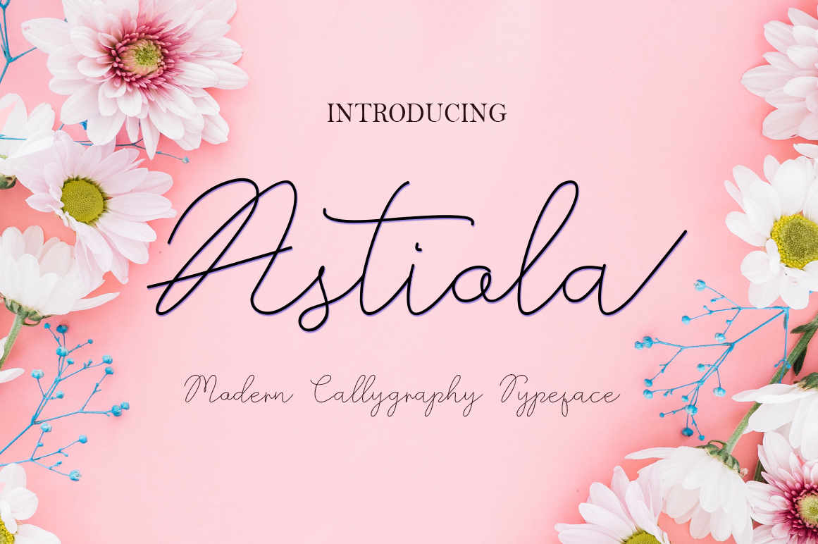 Astila: A Fresh Monoline Script for Modern Brand Identity