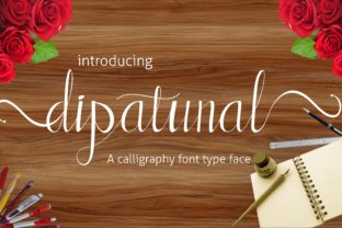 Dipatunal: A Script Font for Modern Brand Identity Projects
