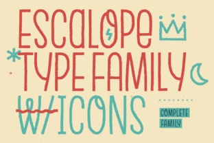 Escalope: A Hand-Drawn Typeface for Playful Editorial Design