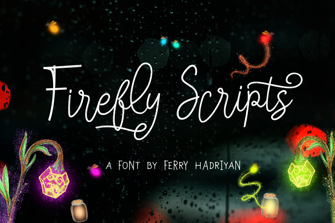 Firefly: A Handwritten Script Font for Charming Craft Projects