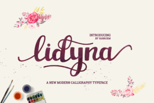 Lidyna Typeface: Elevating Editorial Design with Modern Script