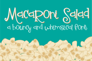 Macaroni Salad: A Whimsical Script Font for Digital Branding