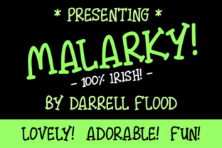 Malarky: A Playful Script Font for Editorial Branding