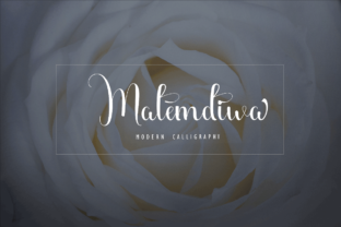 Malemdiwa: A Stunning Handwritten Script for Crafters and Designers