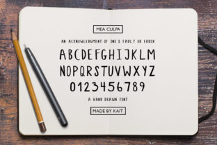 Mea Culpa: The Handwritten Typeface for Quirky Craft Branding