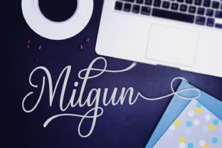 Milgun: The Elegant Script Font for Scroll-Stopping Brand Visuals