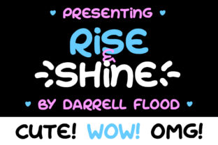Rise Shine: A Hand-Drawn Typeface for Warm, Playful Crafts