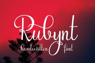 Rubynt: A Handwritten Font for Warm Editorial Design
