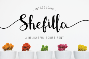 Shefilla: A Modern Script Typeface for Editorial Design