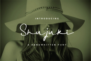 Shujuki: The Elegant Handwritten Typeface for Modern Editorial Design