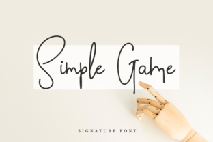 Simple Game: A Clean Handmade Calligraphy Typeface for Modern Branding