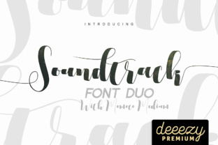 Soundtrack Font Duo: A Modern Brush Script for Brand Identity