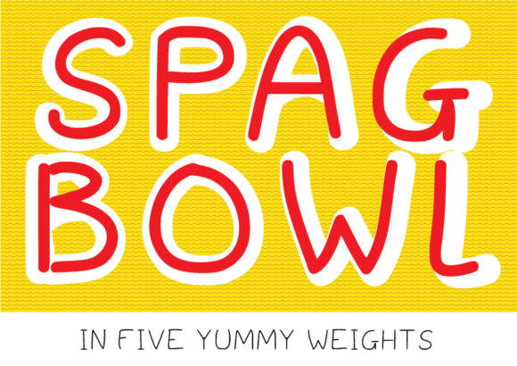 Spagbowl Typeface Review: A Wiggly Script for Bold Campaigns