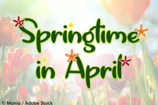 Springtime in April: A Handwritten Font for Crafters and Sellers