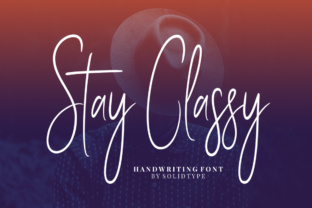 Stay Classy: A Handwritten Script Font for Polished Brand Identity