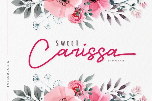 Sweet Carissa: The Perfect Script Font for Polished Brand Identity